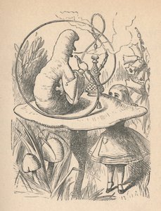 Liisa ja toukka, 1889 tekijältä John Tenniel