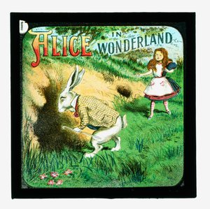 Liisa ihmemaassa, värilliset lyhtydiat tekijältä John Tenniel