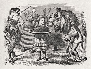 Liisa leijona ja tekijältä John Tenniel