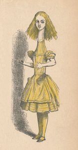 Liisa pitkällä kaulalla, 1889 tekijältä John Tenniel