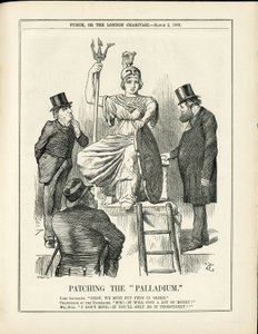 Kuva John Tennielista (1820-1914) Punchissa tekijältä John Tenniel