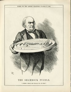 Kuva John Tennielista (1820-1914) Punchissa tekijältä John Tenniel