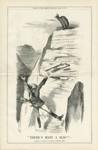 Kuva John Tennielista (1820-1914) Punchissa tekijältä John Tenniel