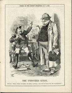 John Tennielin (1820-1914) kuvitus Punch-lehdessä. tekijältä John Tenniel