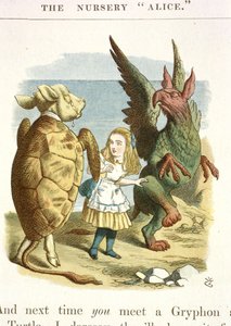 Pilkikilpikonna ja Gryphon tekijältä John Tenniel