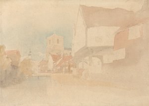 Näkymä Waltham Abbeysta, Hertsistä, Essexistä