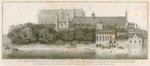 Itänäkymä Westminsteriin vedestä tekijältä John Thomas Smith