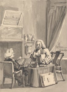 Hogarth pyytää suojelijansa piispa Hoadleya tarkastelemaan MS-tautiaan. "Kauneuden analyysi" tekijältä John Thomas Smith