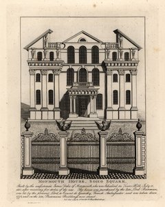 Monmouth House, Soho Square, purettiin 1773 tekijältä John Thomas Smith