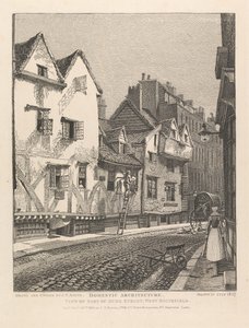 Näkymä Duke Streetin osasta West Smithfieldissä tekijältä John Thomas Smith