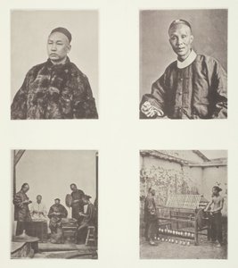 Kantonilainen herrasmies, kantonilainen herrasmies, Schroffing Dollars, Reeling Silk, c. 1868. tekijältä John Thomson