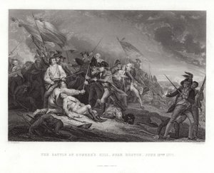 Bunker Hillin taistelu tekijältä John Trumbull