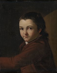 Jabez Huntington, Jr. (taiteilijan veljenpoika) (1767-1848), B.A. 1784 tekijältä John Trumbull