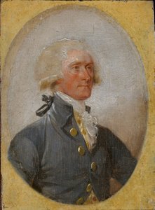 Pienoismuotokuva Thomas Jeffersonista 33-vuotiaana tekijältä John Trumbull