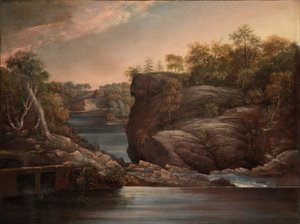 Norwich Falls (tai The Falls of the Yanticin putoukset Norwichissa) tekijältä John Trumbull