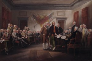Itsenäisyysjulistus, 4. heinäkuuta 1776. tekijältä John Trumbull