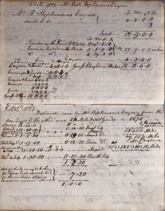 Raketin tiedot Rastricks-muistikirjasta, Rainhill Trials, 1829 tekijältä John Urpeth Rastrick