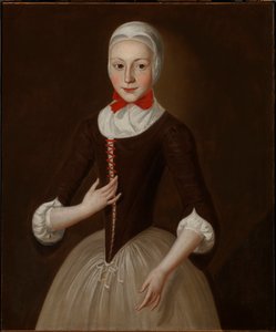 Nuori Moravian tyttö, n. 1755-1760. tekijältä John Valentine Haidt