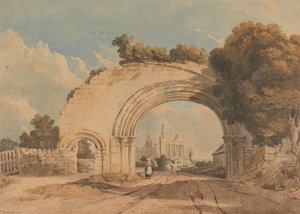Byland Abbey, Yorkshire tekijältä John Varley