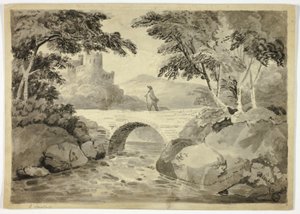 Kidwellyn linna, Etelä-Wales tekijältä John Varley