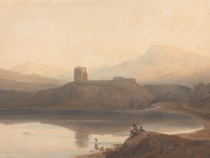 Llanberis-järvi ja Dolbadernin linna tekijältä John Varley