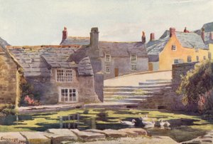 Old Mill, Swanage (värilitro) tekijältä John W.G. Bond