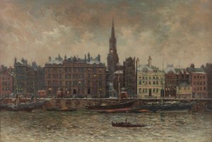 Quayside, Newcastle upon Tyne, 1886 tekijältä John Wallace