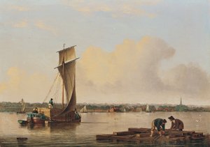 Kiila Humberilla, 1820-luvun loppupuoli (öljy paneelille).