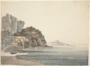 Una escena de la costa italiana finlandesa tekijältä John 