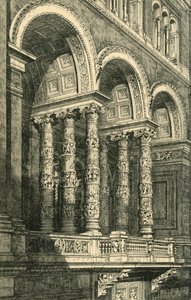 Central Recess in the Principal Quadrangle, 1860-luku, 1881.