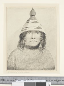 F.22 Nootka Soundin nainen, n.1773-84 (akvarelli) tekijältä John Webber