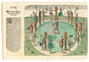 Intiaanit tanssivat, 1590 tekijältä John White