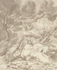 Figuurit Rocky River Bankissa Canonteignissa Devonissa tekijältä John White Abbott