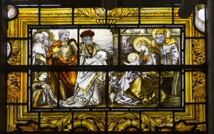 Oxford, Trinity College, James Powell & Sons, John William Brown (1842-1928), The Adoration Of The Magi, 1885 tekijältä John William Brown