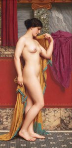 Tepidariumissa, 1913. tekijältä John William Godward