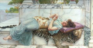 Kihlatut, 1892 tekijältä John William Godward