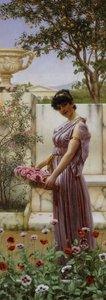 Venuksen kukat, 1890 tekijältä John William Godward