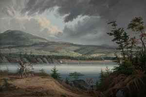 Näkymä Cohoesista, n. 1820.