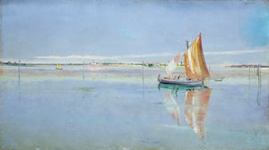 On the Lagoon, Venetsia (öljy kankaalle)