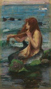 Merenneito, 1892 tekijältä John William Waterhouse