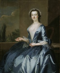 Naisen muotokuva, 174952. tekijältä John Wollaston