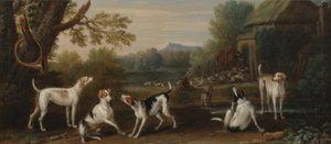 Koirien vapauttaminen, n. 1765 tekijältä John Wootton