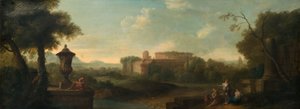 Rooma Aventinuksen kukkulalta, 1710. tekijältä John Wootton