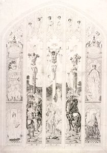 Itä-ikkuna St Margaretissa, Westminster, kuvaa ristiinnaulitsemista, Lontoo, 1787