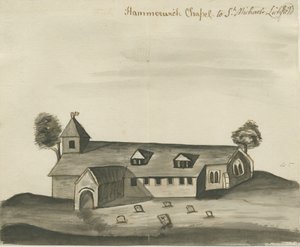 Hammerwich Church: seepiapiirros, nd [c 1780]