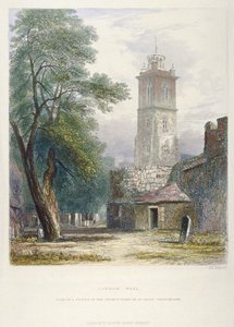 St Gilesin kirkko ilman Cripplegatea, Lontoon kaupunki, 1851