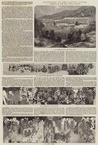 Maalauksia Ajantan luolissa, Itä-Intian talon museo