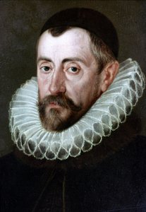 Sir Francis Walsingham (v.1532-1590), englantilainen poliitikko (maalaus J.de Critz). Lontoon kansallinen muotokuvagalleria