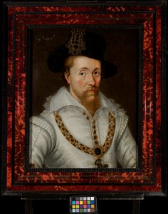 Jaakob I ja VI (1556-1625) tekijältä John de the Elder (studio of) Critz