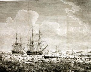 "Kilpahevonen" ja "ruho", 7. elokuuta 1773 tekijältä John the Younger Cleveley